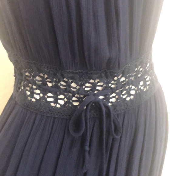 No Boundaries Dresses & Skirts - No Boundaries Size Medium 7-9 Navy Blue 100% Cotton